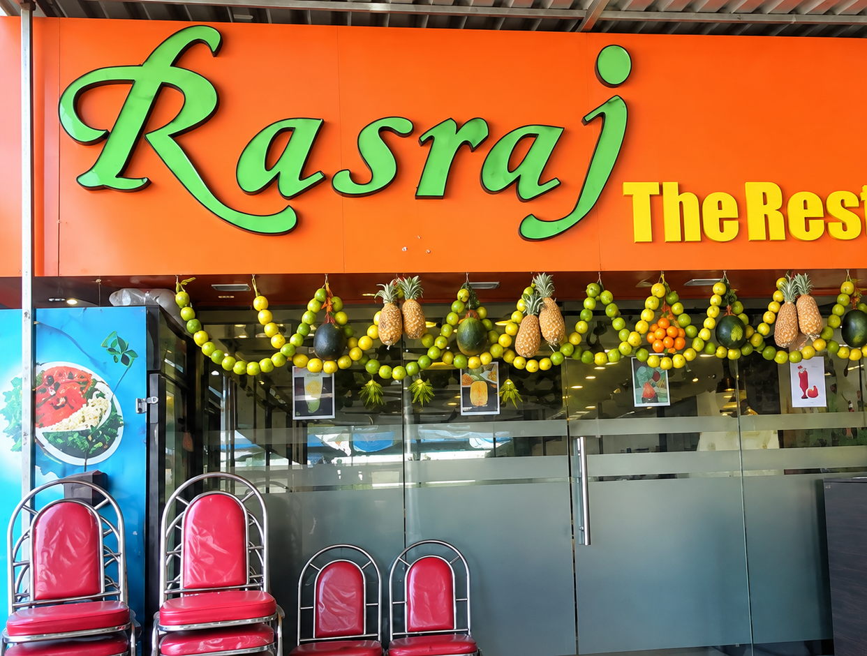 Rasraj Family Restaurant Interior